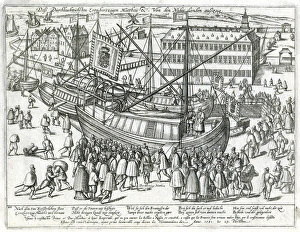 Images Dated 13th July 2016: Archduke Matthias leaving the Netherlands