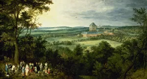 Archduchess Gallery: The Archdukes hunting by Jan Brueghel the Elder