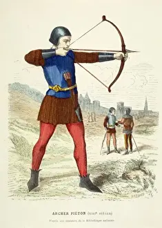 Bowman Prints: Archer / 13th Century