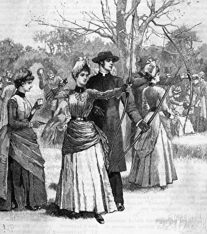 Watchful Prints: ARCHERY CIRCA 1880
