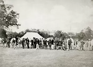Archery Collection: Archery competition, Leamington Spa, 1870