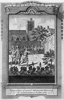 1583 Prints: ARCHERY MATCH / 1583