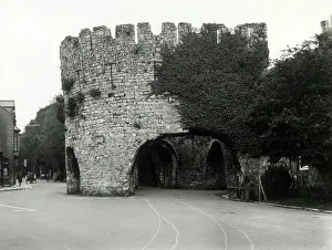 Tenby Prints: Five Arches Gate, Tenby, South Wales