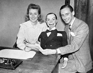 Peter Collection: Archie Andrews, Peter Brough and Vera Lynn