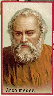 Mathematics Collection: Archimedes, Greek mathematician and inventor