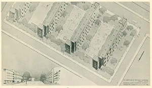 Scheme Collection: Architectural Axonometric Perspective, Flats