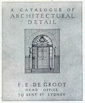 Antique Collection: Architectural Detail Catalogue Advertisement