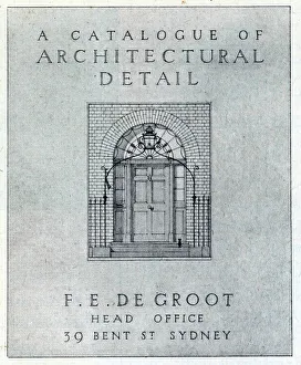 Antique Collection: Architectural Detail Catalogue Advertisement