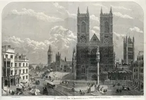 Parliament Prints: An architectural group in Westminster