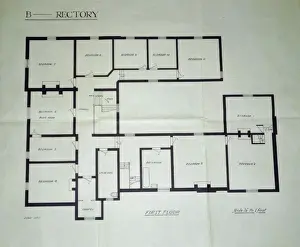 Architectural plans of Borley Rectory
