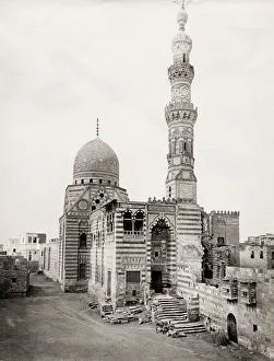 Architectural view in old Cairo, Egypt, c. 1870 s
