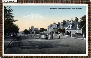 Ayrshire Prints: Ardrossan Road & Caledonia Road, Saltcoats, Ayrshire