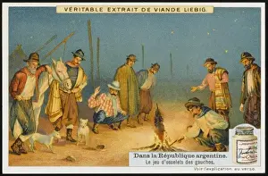 Gauchos Prints: Argentine Popular Game