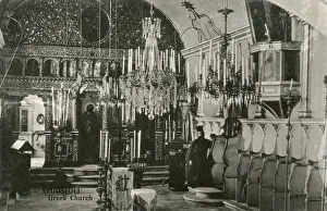 Kefalonia Prints: Argostoli - Interior of the Greek Church
