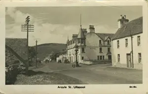 Argyle Street, Ullapool, Ross & Cromarty, Scotland. Date: 1948