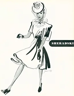 Buyers Prints: Aristoc Advertisement Illustration
