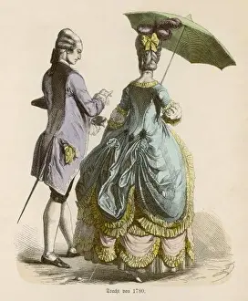 Elaborately Prints: Aristocratic Couple 1780