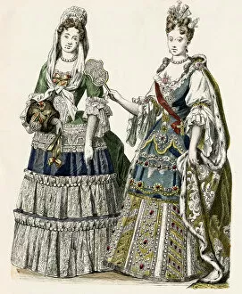 1700 Gallery: Aristocratic Dress C18Th
