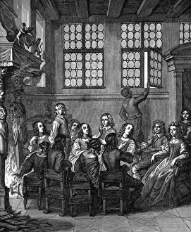1656 Prints: Aristocratic Party / 17Thc