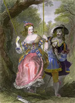 Swings Prints: ARISTOCRATIC SWINGING
