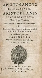 ARISTOPHANES (445-380 BC)