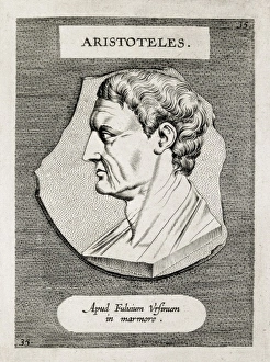 ARISTOTLE (384-332 BC). Greek philosopher. Portrait ARISTOTLE (384-332 BC). Greek philosopher. Portrait