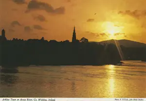 Wicklow Prints: Arklow Town on Avoca River County Wicklow Ireland
