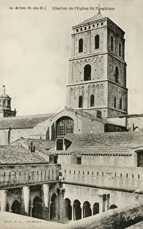 Eglise Prints: Arles, France - Belfry of the Church of St Trophime