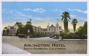 Arlington Prints: The Arlington Hotel, Santa Barbara, California, USA