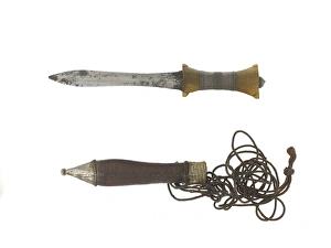 Images Dated 13th November 2014: Arm knife and scabbard