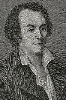 Girondins Prints: Armand de Kersaint (1742-1793). Count of Kersaint. Portrait
