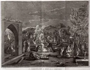 Armenian Christians commemorating the dead