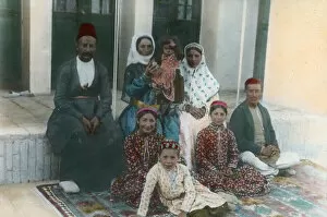 Armenian family living at Kerman, Iran