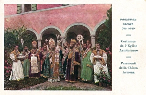 Vestments Gallery: Armenian monks, San Lazzaro Island, Venice, Italy