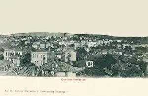 Rooftops Prints: Armenian Quarter, Samsun, Turkey