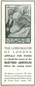 Refugees Prints: Armenian Refugee Advertisement