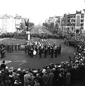 Armistice Day event in Eastbourne, Sussex