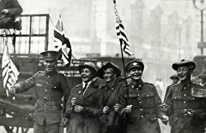 Armistice Day, London, 11 November 1918, WW1