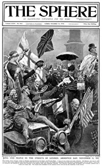Subjects Gallery: Armistice Day, November 11 1918 by Fortunino Matania