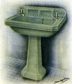 Armitage Coloured (Mottle) Ware - Armitage Green Basin