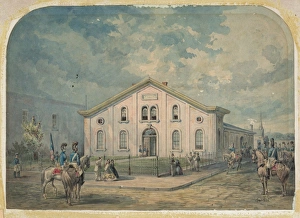 Armory of First City Troop - escorted Washington and every p Armory of First City Troop - escorted Washington and every p