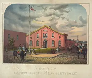 Armory Prints: Armory of the First Troop Philadelphia City Cavalry
