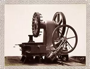 Armour plate milling machine, 1870s