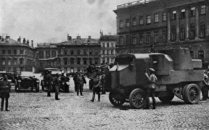 Armoured car used by loyal crew, Russia
