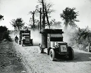 Motor Cycle Prints: Armoured cars and motorcycle outrider