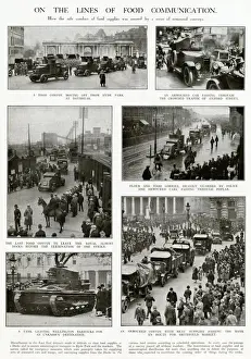 Convoy Prints: Armoured convoy of food supplies: General strike 1926