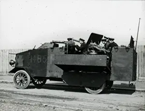 Armoured truck design undergoing testing