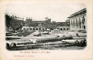 Jahan Collection: The Armoury Square, Fort Agra, Agra, India
