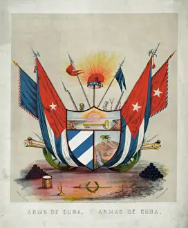 Cuba Prints: Arms of Cuba. Armas de Cuba