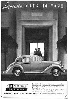 Motors Prints: Armstrong Siddeley Lancaster Motor Car 1947